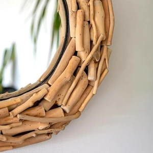 Romana Reclaimed Wood Mirror - image 2