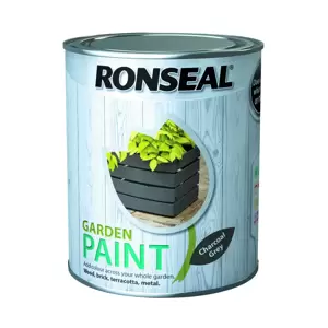 Ronseal Garden Paint Charcoal Grey 250ml - image 1