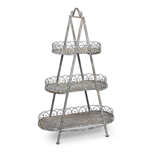 Rustic Three Tier Plant Stand