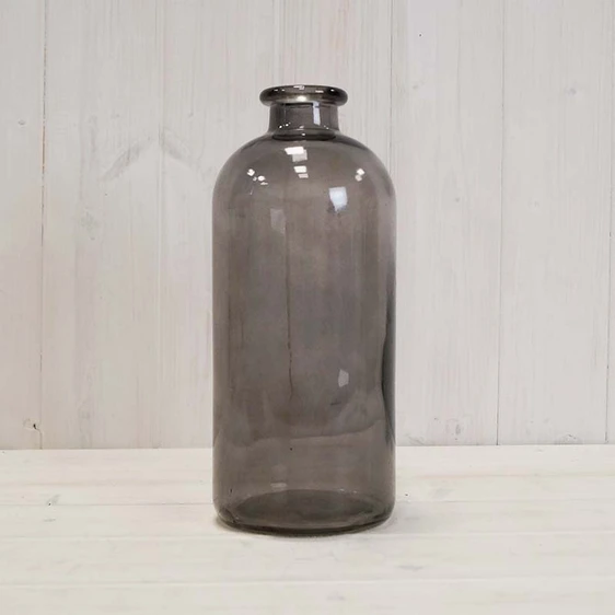 Smoky Bottle Vase