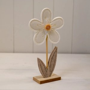 Spring Daisy Felt Ornament - Small