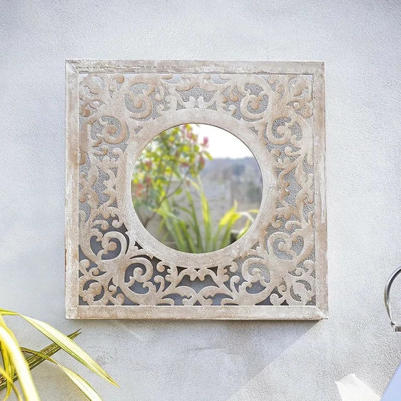 Square Garden Mirror - image 1