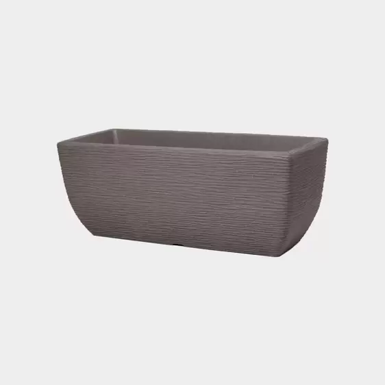 Stewart Cotswold Trough Dark Brown Planter - image 2