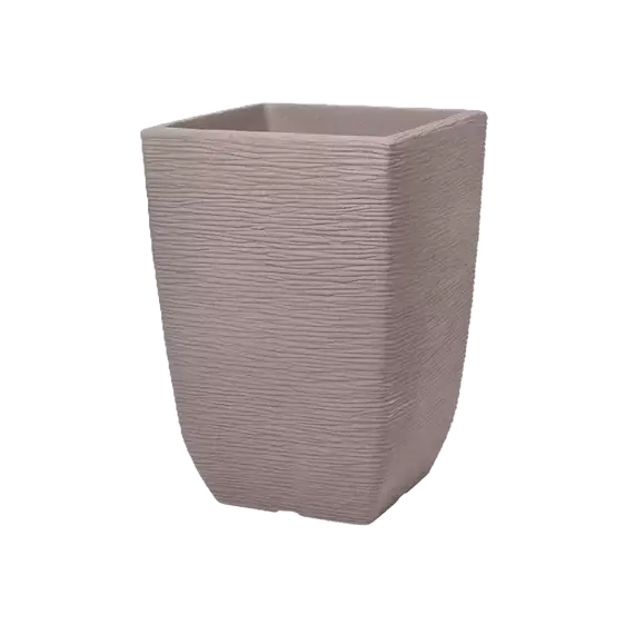 Stewart Cotswold Tall Dark Brown Planter - 33cm