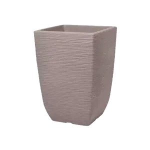 Stewart Cotswold Tall Dark Brown Planter - 33cm