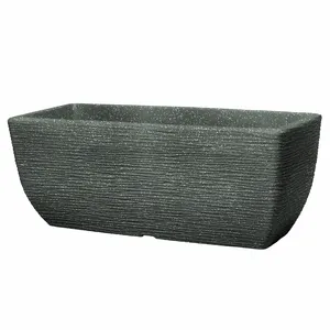 Stewart Cotswold Trough Marble Green Planter