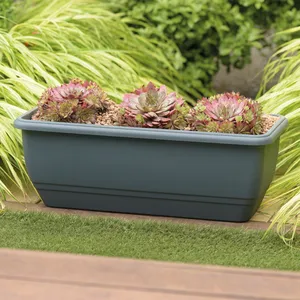 Stewart Patio Trough Planter - Slate Grey