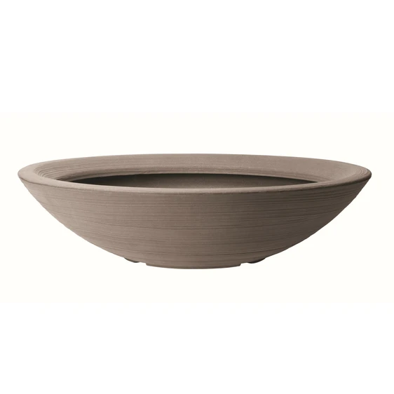 Stewart Varese Low Bowl Planter - Dark Brown - image 1