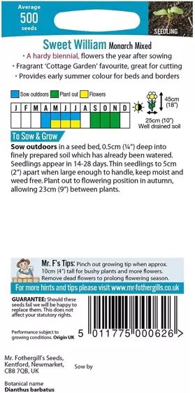 Sweet William Monarch Mixed - image 2