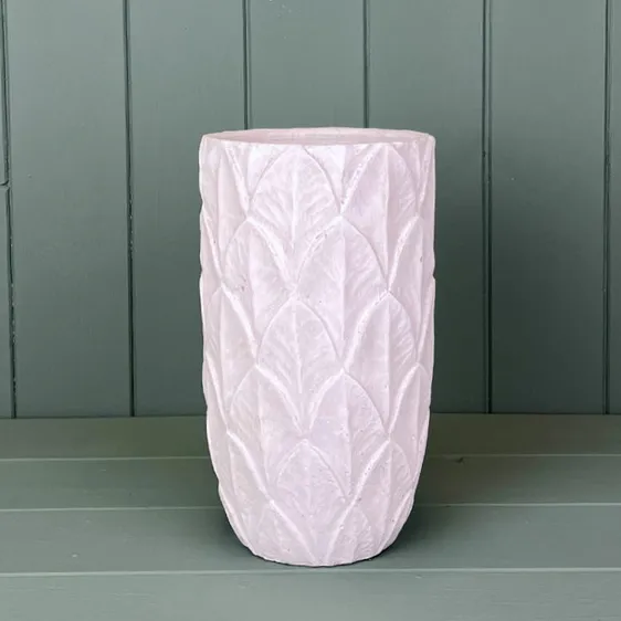 Tall Leaf Design Vase