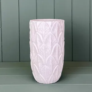 Tall Leaf Design Vase