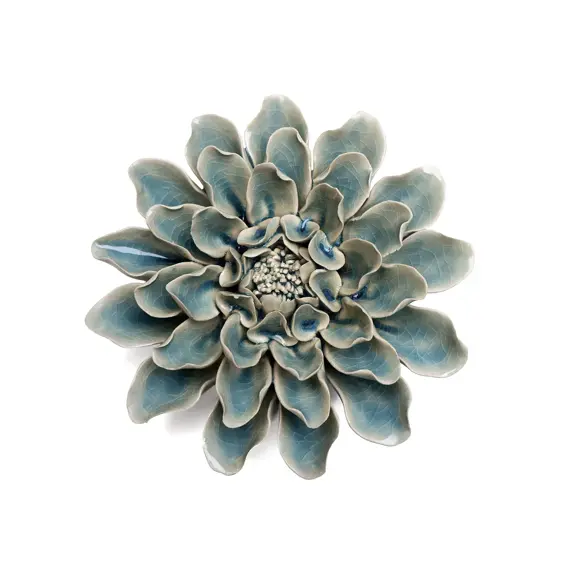 Teal Flower Wall Art