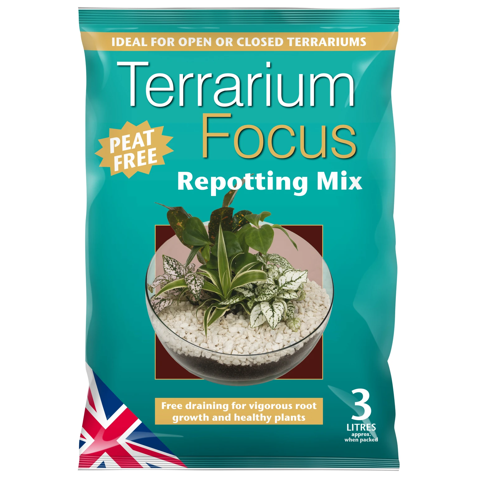 Terrarium Focus Peat Free Repotting Mix - Cowell's Garden Centre ...