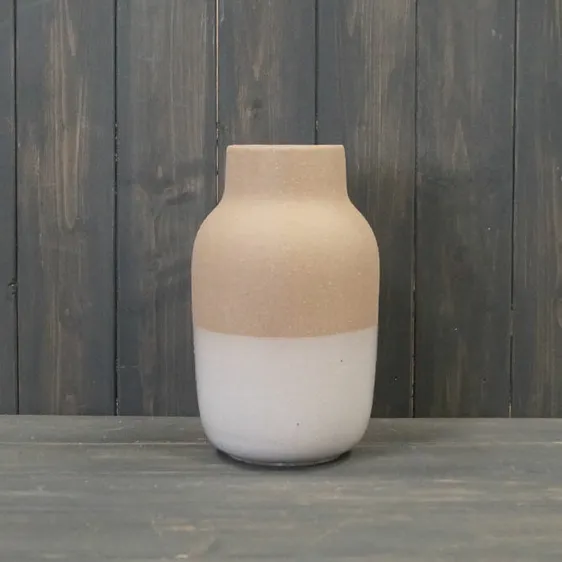 Textured Two Tone Vase