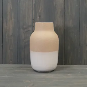 Textured Two Tone Vase