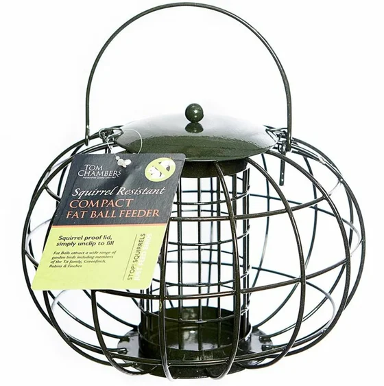 Tom Chambers Compact Squirrel Proof Fat Ball Feeder