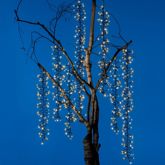 Tree Cascade Warm Duo Lights - 6 Drops - image 2