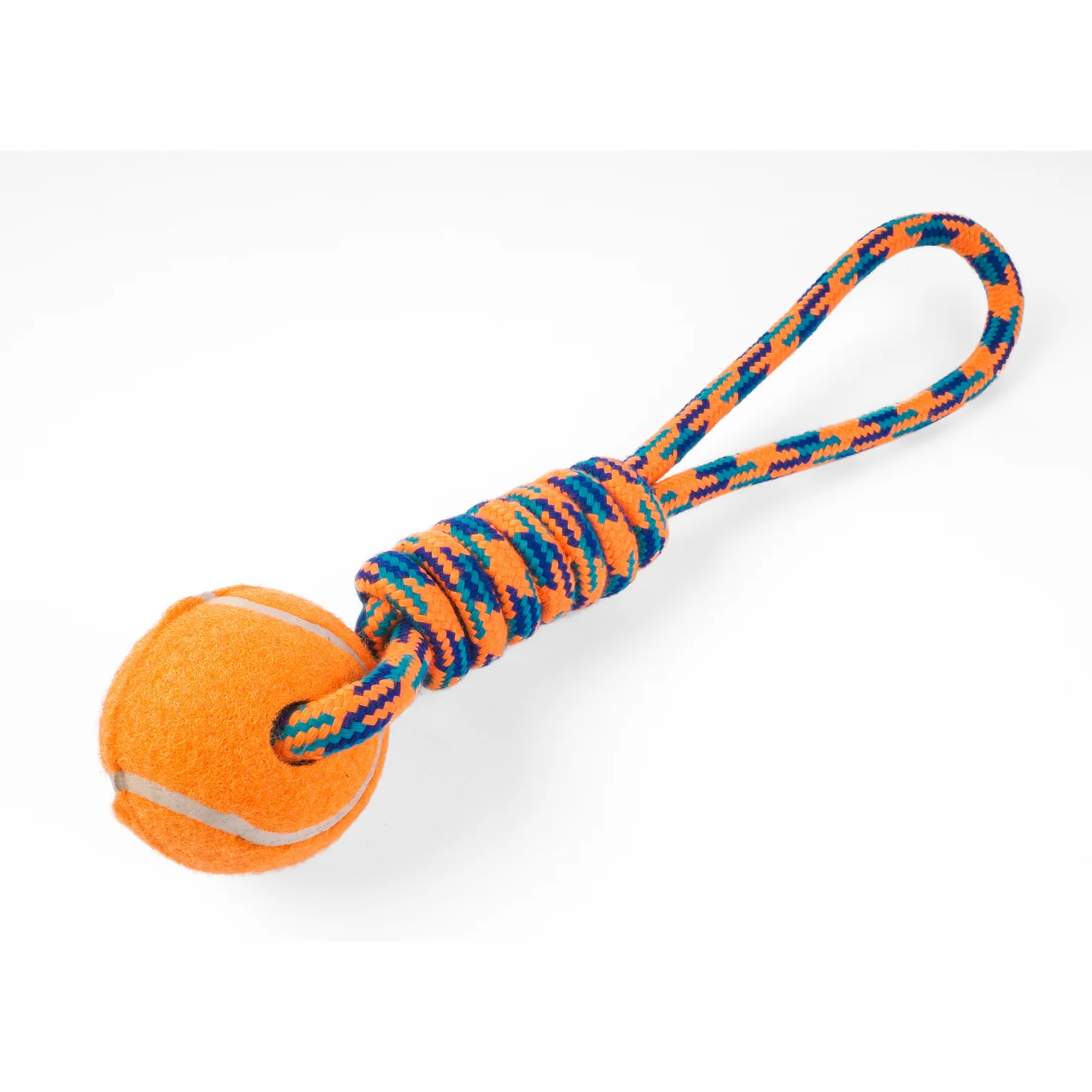 Uber-Activ Throw Ball & Rope Toy - Cowell's Garden Centre | Woolsington