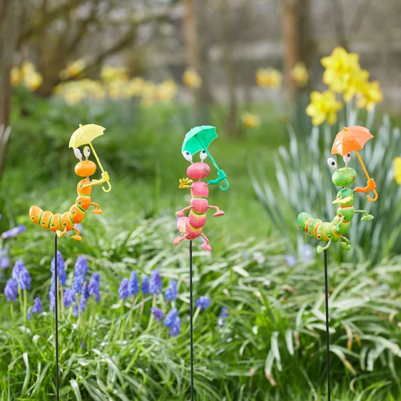 Umbrella Bugs Decor Stake - image 1