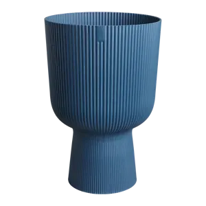 elho Vibes Fold Deep Blue Coupe Pot - Ø14cm - image 1