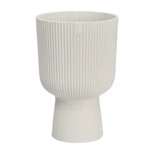 elho Vibes Fold Silky White Coupe Pot - Ø14cm - image 2