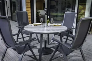 Vienna 4 Seat Reclining Dining Set - image 2