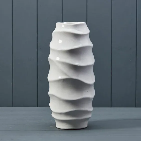 Wavy Textural Vase