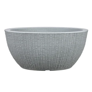 Weben Grey Bowl Planter Ø40cm