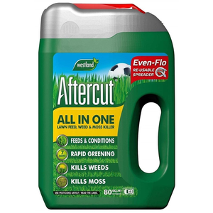 Aftercut All In One Lawn Feed & Weed Killer Spreader - 80m²