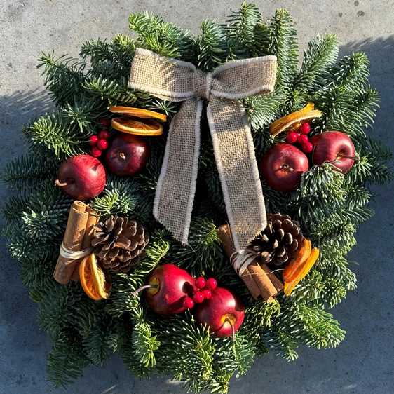 Winter Fruits Wreath