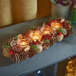 Winter Spice Candle Holder - Quartet