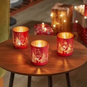 Wonderland Tealight Holders - Ruby