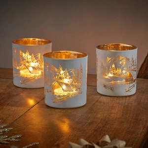 Woodland Silhouette Tealight Holders