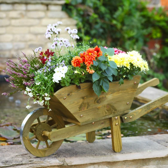 Woodland Wheelbarrow Planter - Large - image 1