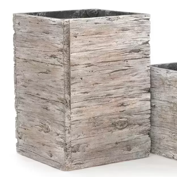 Woodlodge Driftwood Tall Pot 19cm - Cowell's Garden Centre | Woolsington