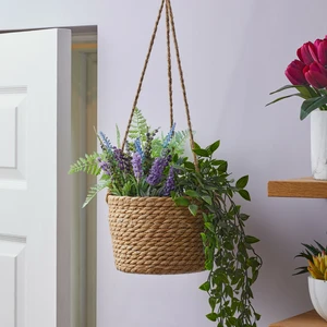 Woven Jute Hanging Basket - image 2