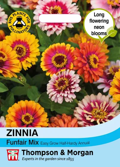 Zinnia Funfair Mix - image 1